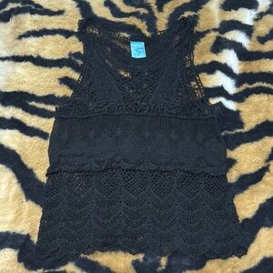 Black Lace Tanktop!